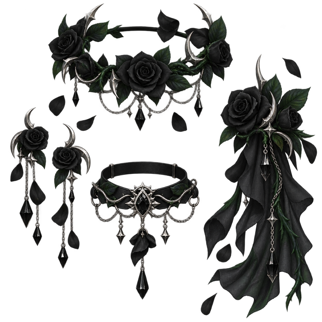 Black Rose — RE:Heads, Please! accessories entry